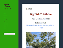 Tablet Screenshot of bigfishtriathlon.com